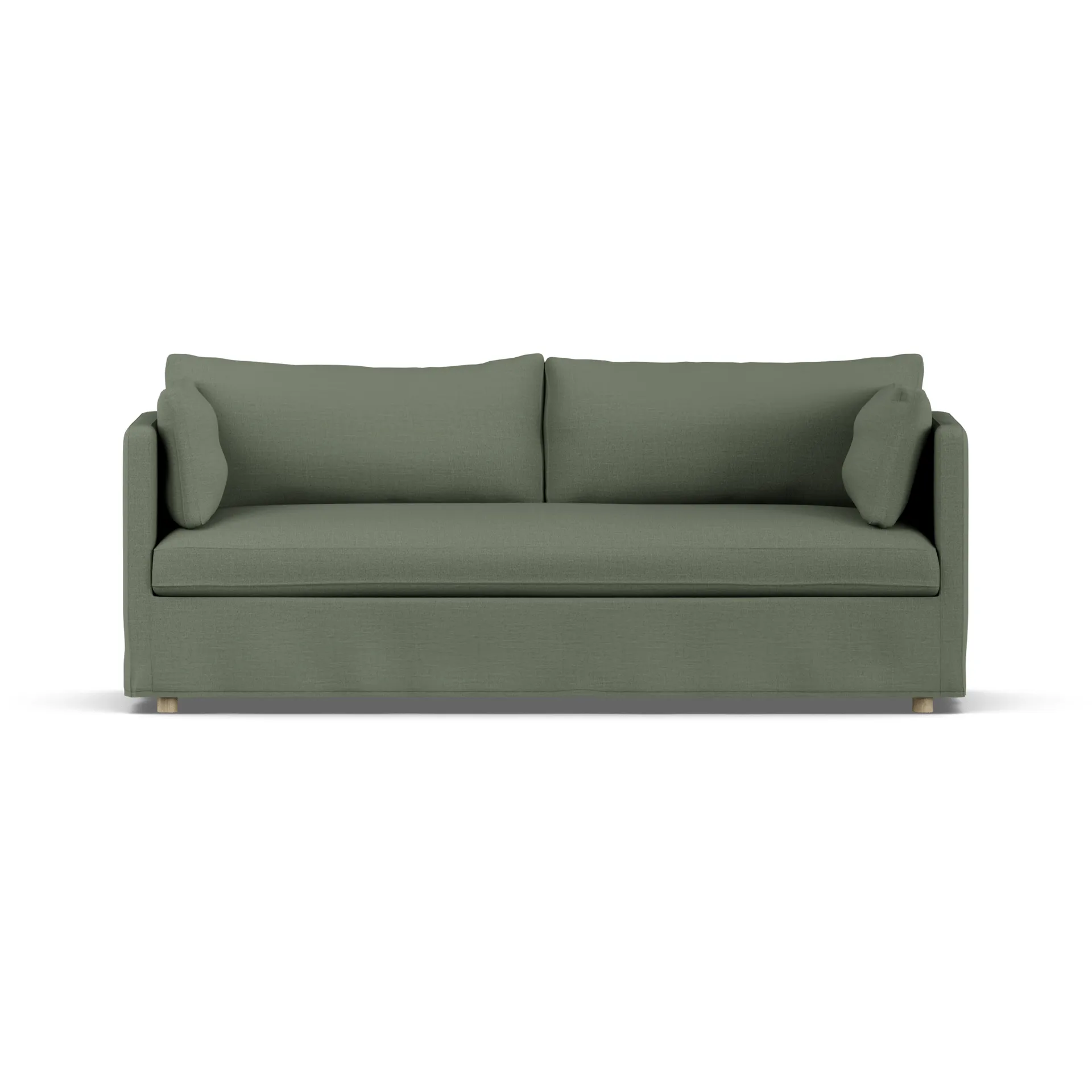 Linnevik sofa, Same Forest 6677-witgeoliede eiken, 3-zits, met rok 1898