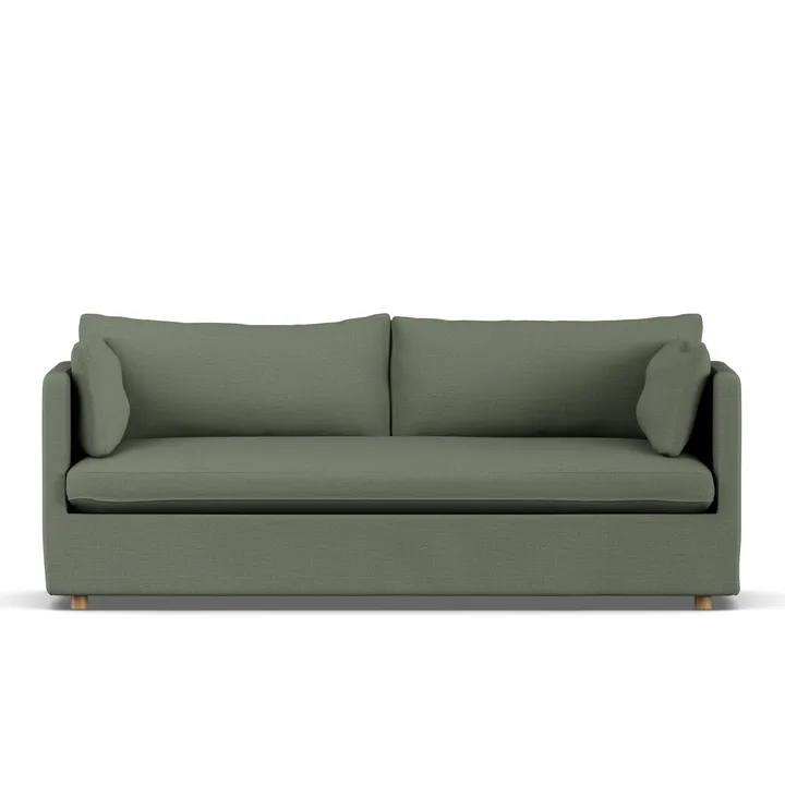 Linnevik sofa - Same Forest 6677-witgeoliede eiken, 3-zits, met rok - 1898