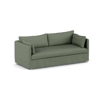 Linnevik sofa - Same Forest 6677-witgeoliede eiken, 3-zits, met rok - 1898