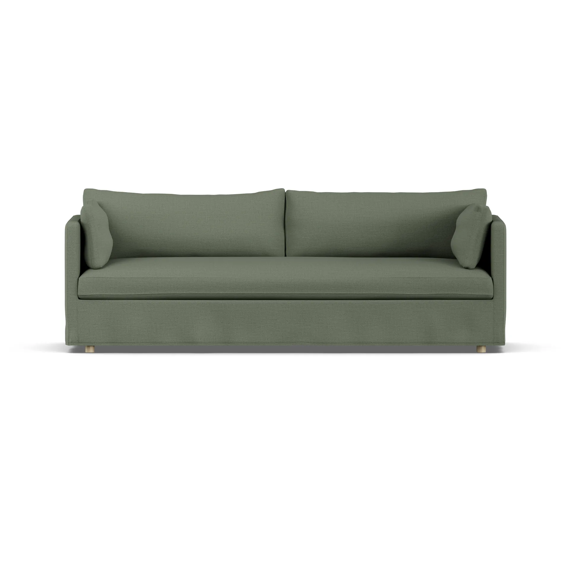 Linnevik sofa, Same Forest 6677-witgeoliede eiken, 4-zits, met rok 1898