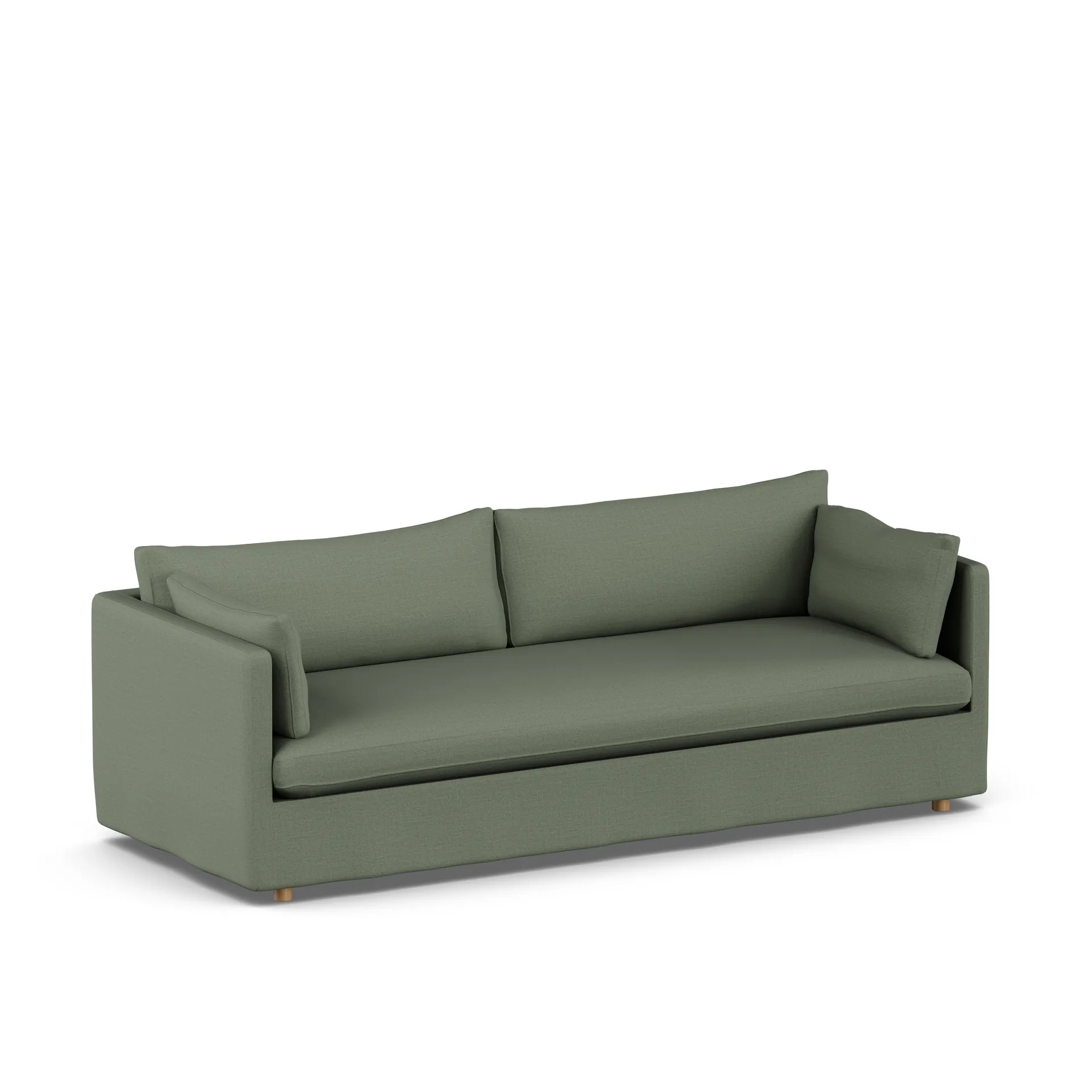 Linnevik sofa, Same Forest 6677-witgeoliede eiken, 4-zits, met rok 1898