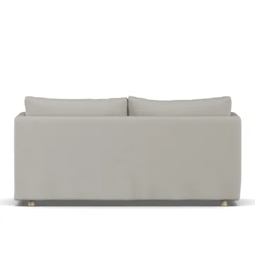 Linnevik sofa - Same Grey 6673-witgeoliede eiken, 2-zits, met rok - 1898