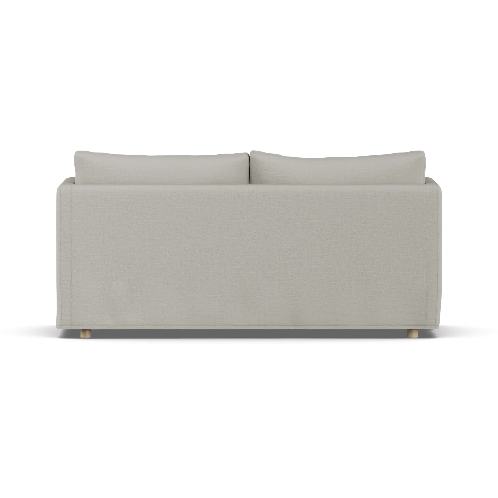 Linnevik sofa, Same Grey 6673-witgeoliede eiken, 2-zits, met rok 1898