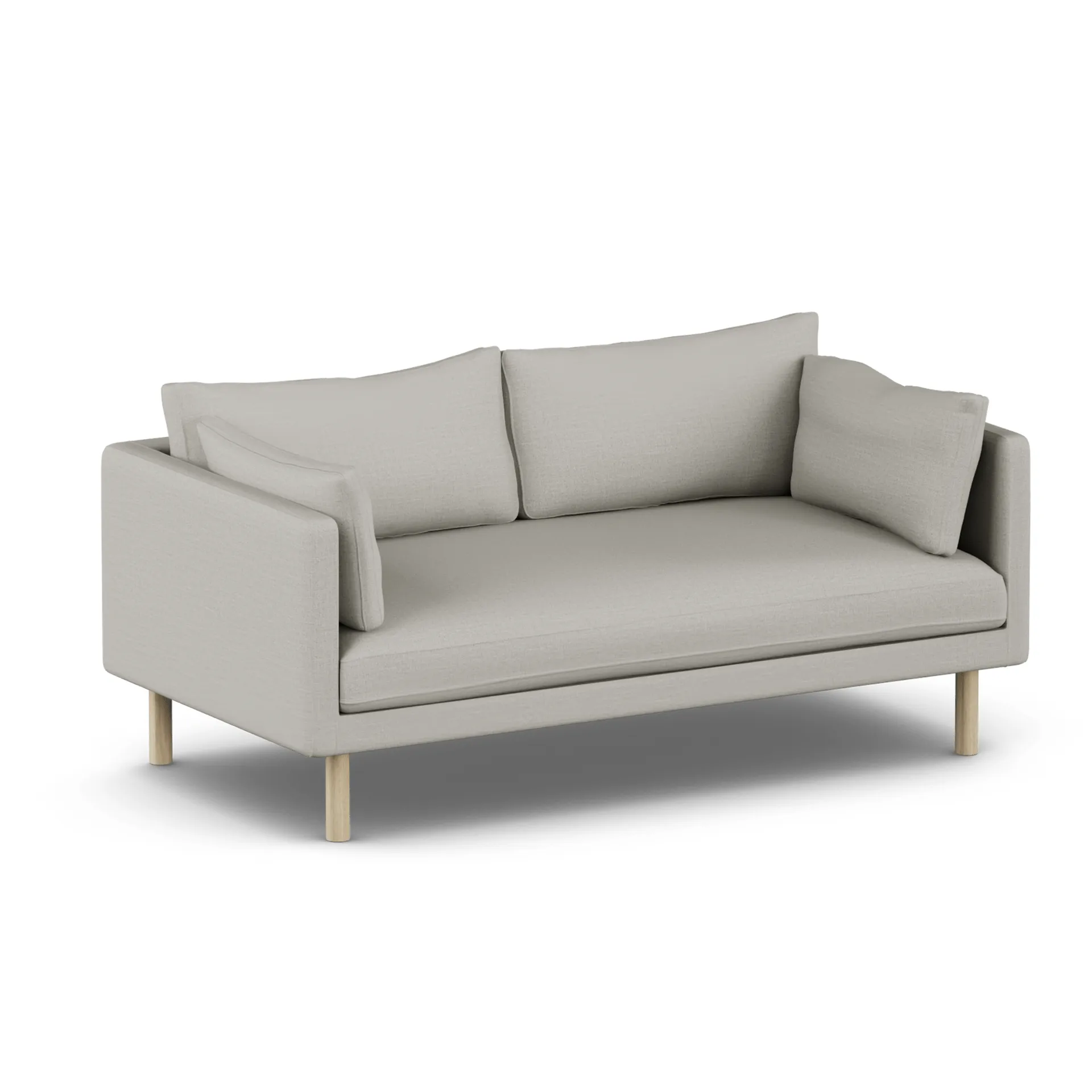 Linnevik sofa, Same Grey 6673-witgeoliede eiken, 2-zits 1898