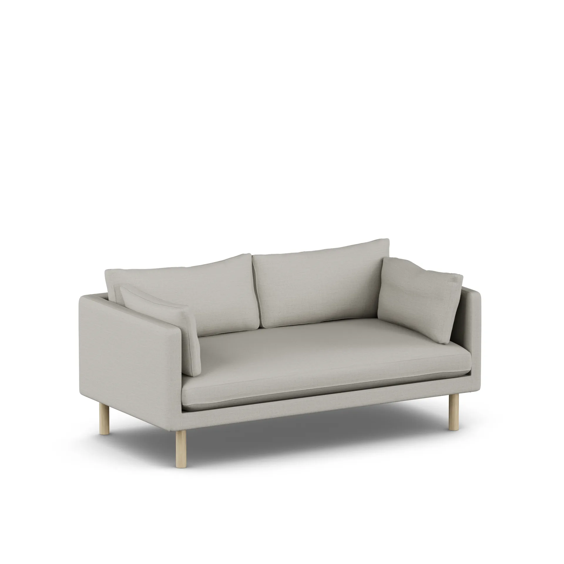 Linnevik sofa, Same Grey 6673-witgeoliede eiken, 2-zits 1898