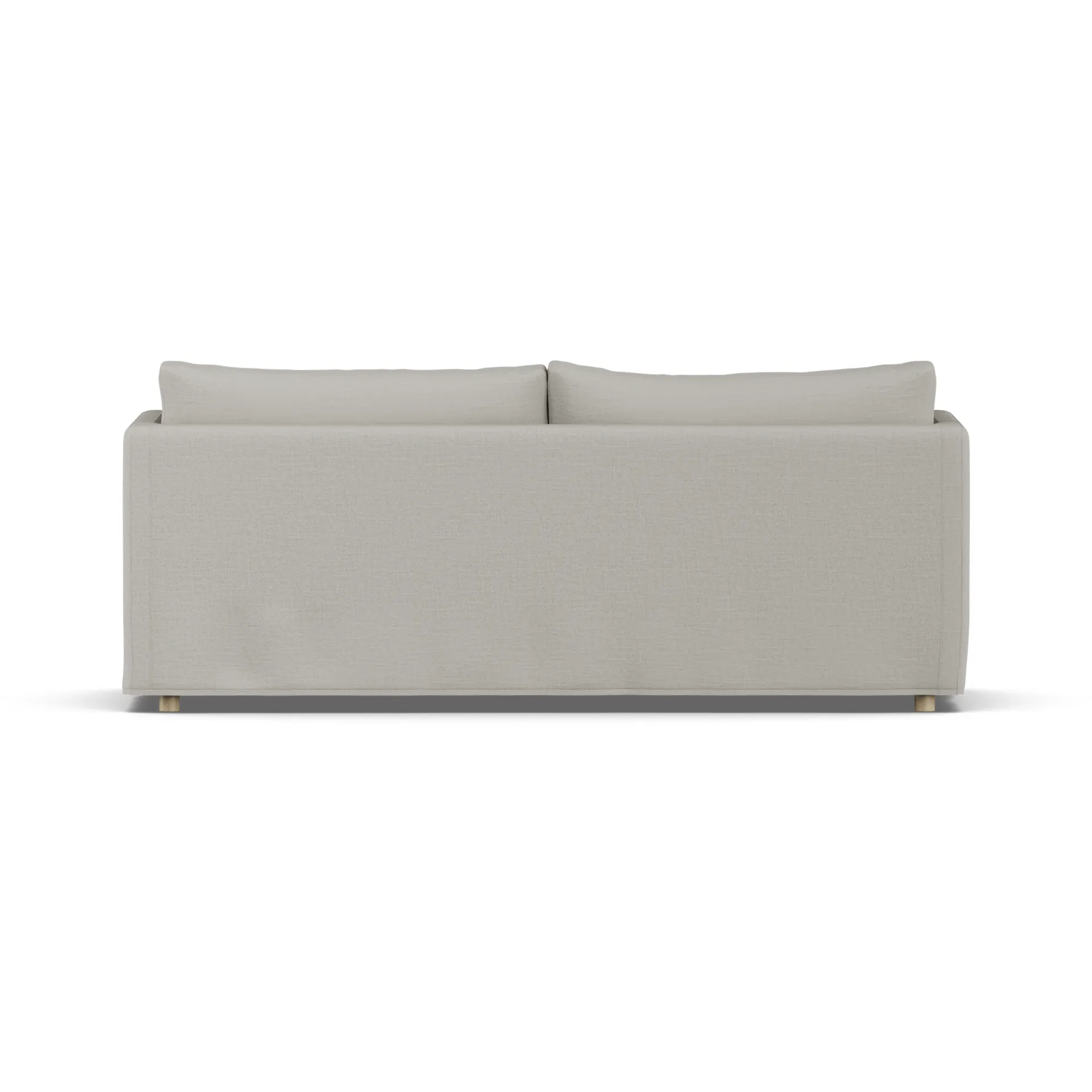 Linnevik sofa, Same Grey 6673-witgeoliede eiken, 3-zits, met rok 1898