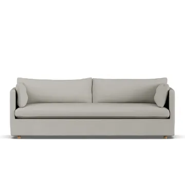 Linnevik sofa - Same Grey 6673-witgeoliede eiken, 4-zits, met rok - 1898