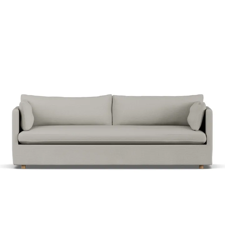 Linnevik sofa - Same Grey 6673-witgeoliede eiken, 4-zits, met rok - 1898