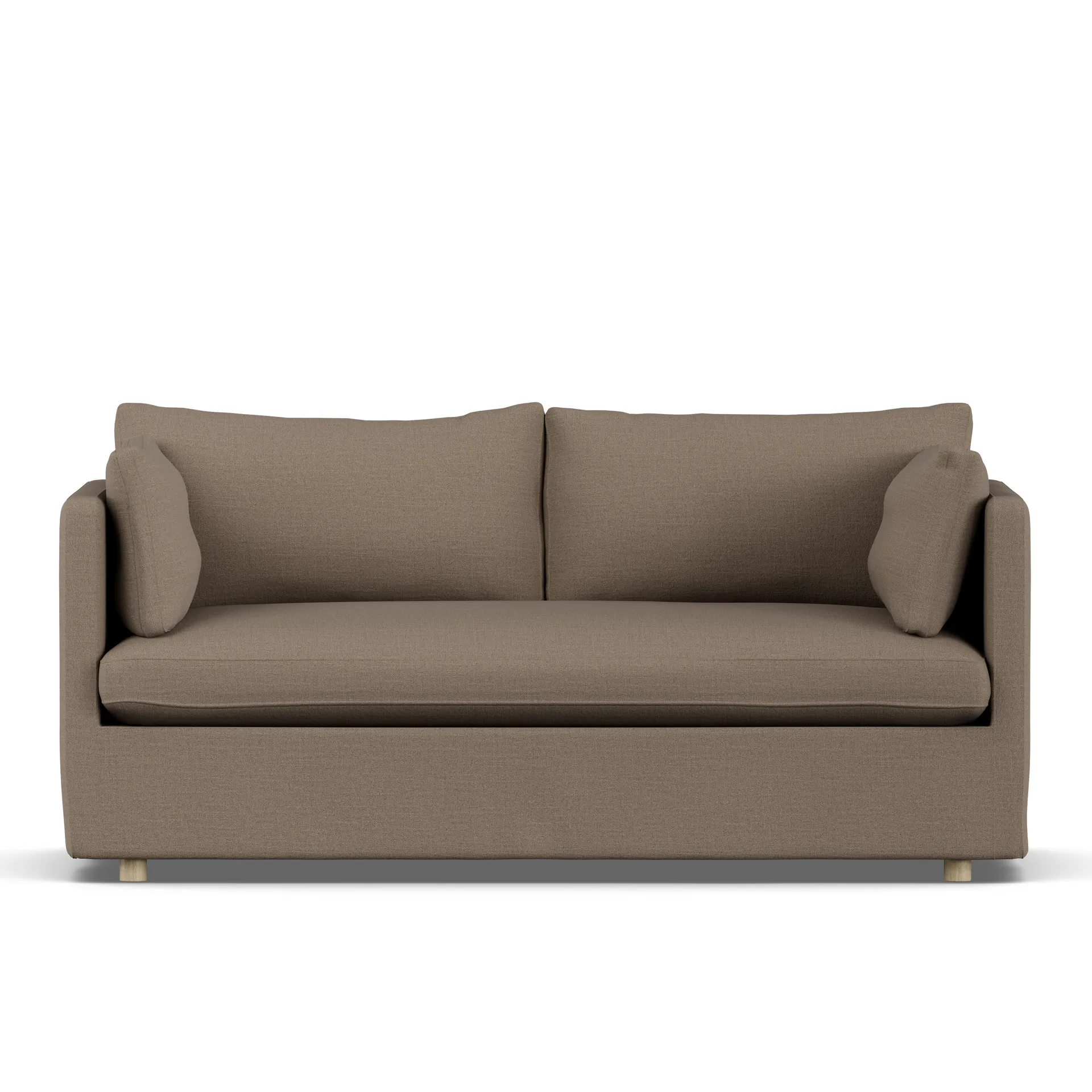 Linnevik sofa, Same Mole 6674-witgeoliede eiken, 2-zits, met rok 1898
