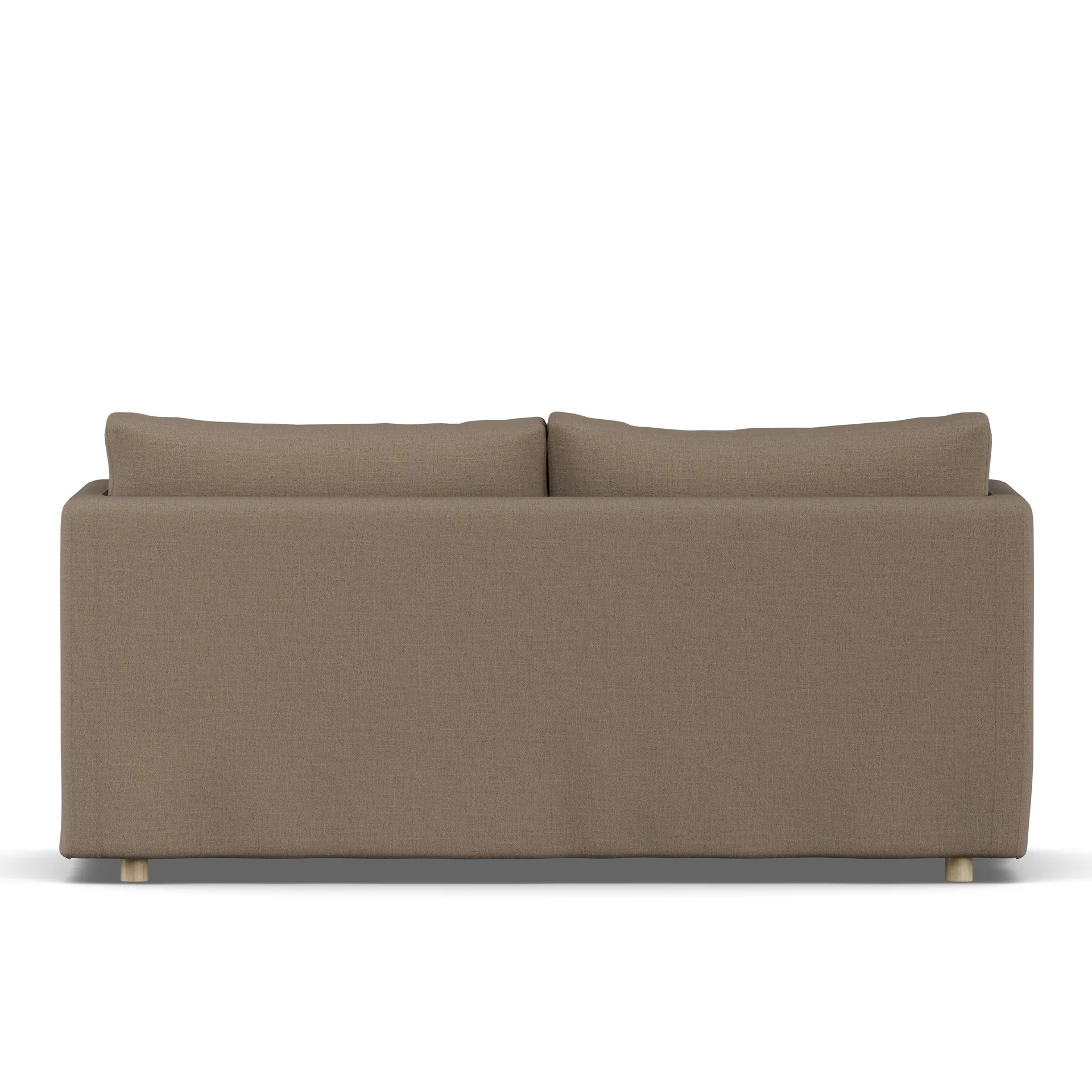 Linnevik sofa, Same Mole 6674-witgeoliede eiken, 2-zits, met rok 1898