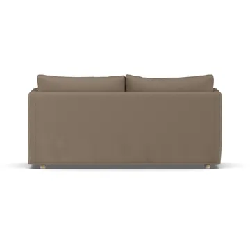 Linnevik sofa - Same Mole 6674-witgeoliede eiken, 2-zits, met rok - 1898