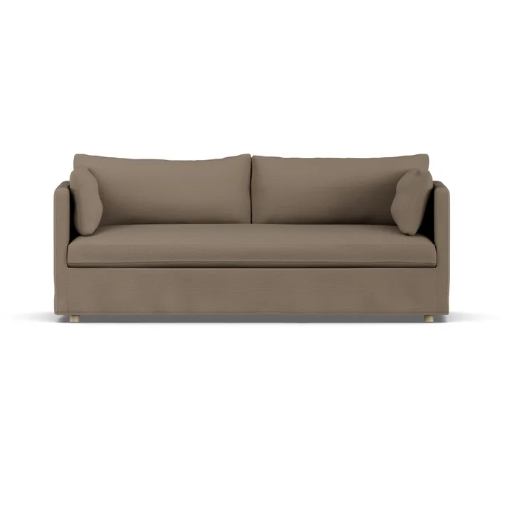 Linnevik sofa - Same Mole 6674-witgeoliede eiken, 3-zits, met rok - 1898