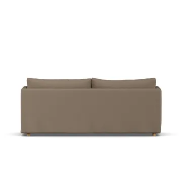 Linnevik sofa - Same Mole 6674-witgeoliede eiken, 3-zits, met rok - 1898