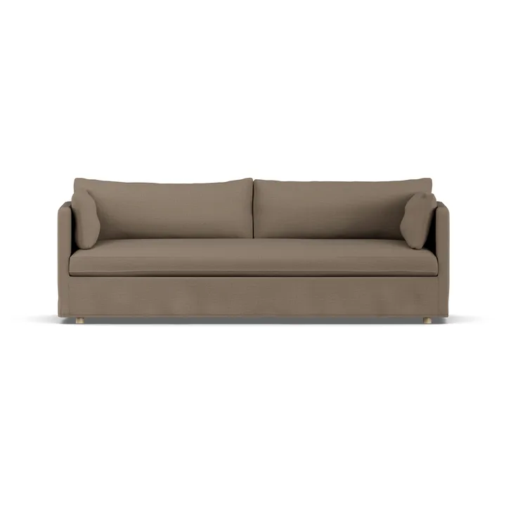 Linnevik sofa - Same Mole 6674-witgeoliede eiken, 4-zits, met rok - 1898