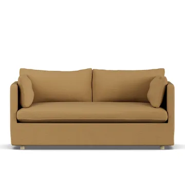 Linnevik sofa - Same Ochre 6676-witgeoliede eiken, 2-zits, met rok - 1898