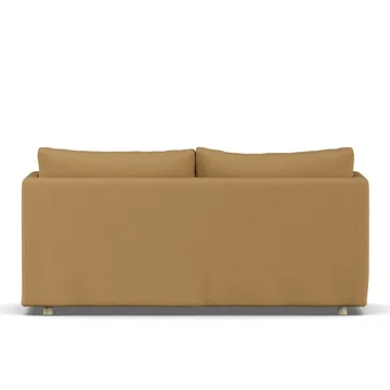 Linnevik sofa - Same Ochre 6676-witgeoliede eiken, 2-zits, met rok - 1898