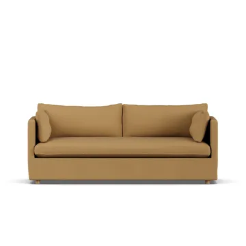 Linnevik sofa - Same Ochre 6676-witgeoliede eiken, 3-zits, met rok - 1898