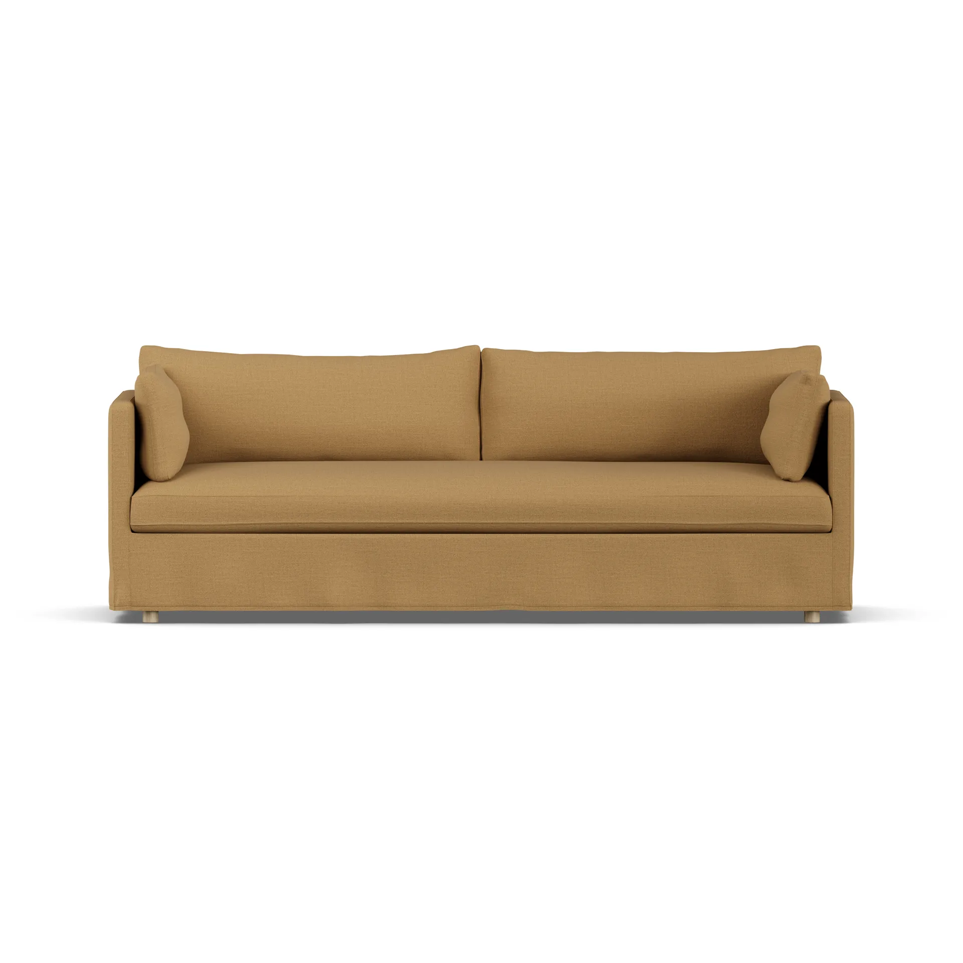 Linnevik sofa, Same Ochre 6676-witgeoliede eiken, 4-zits, met rok 1898