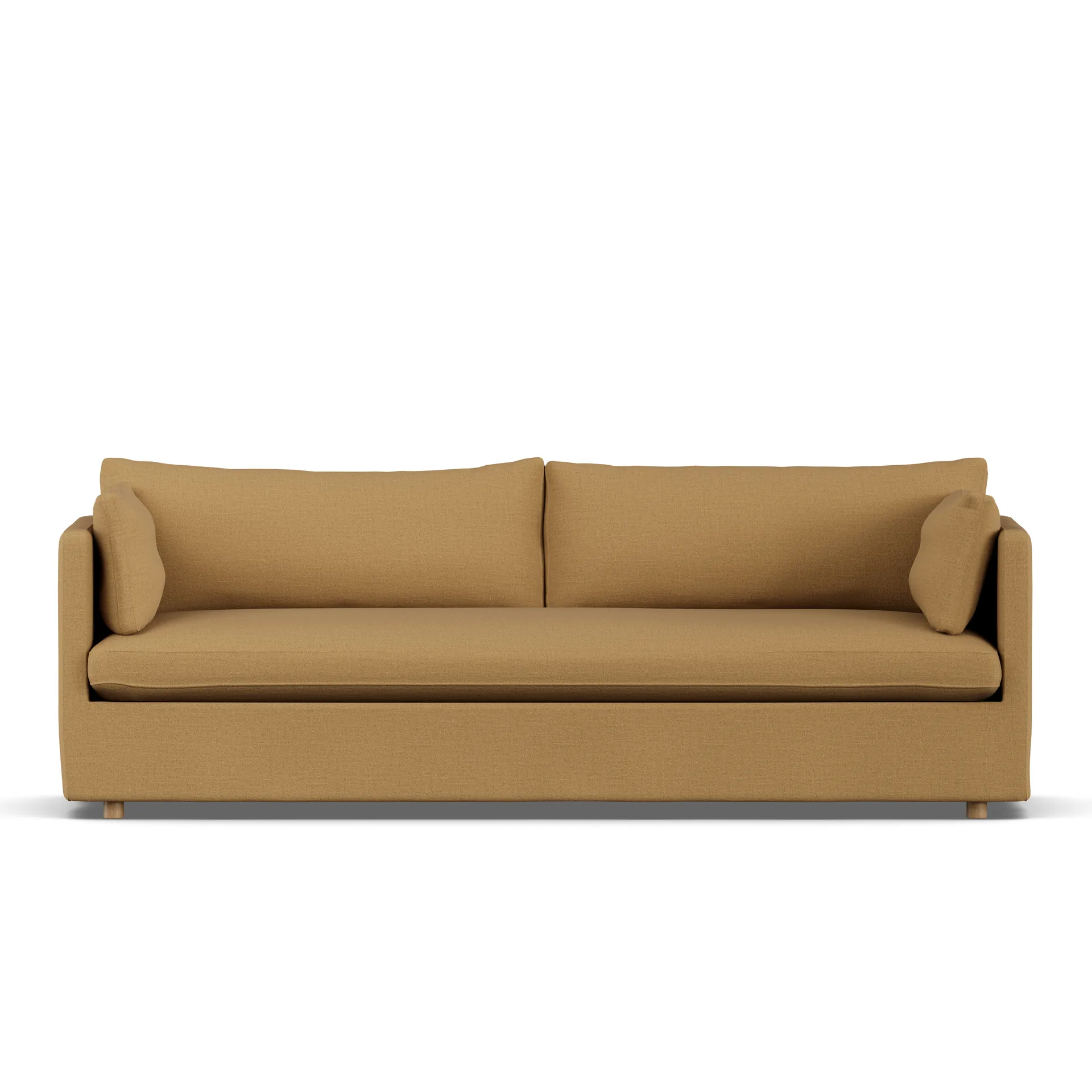Linnevik sofa, Same Ochre 6676-witgeoliede eiken, 4-zits, met rok 1898