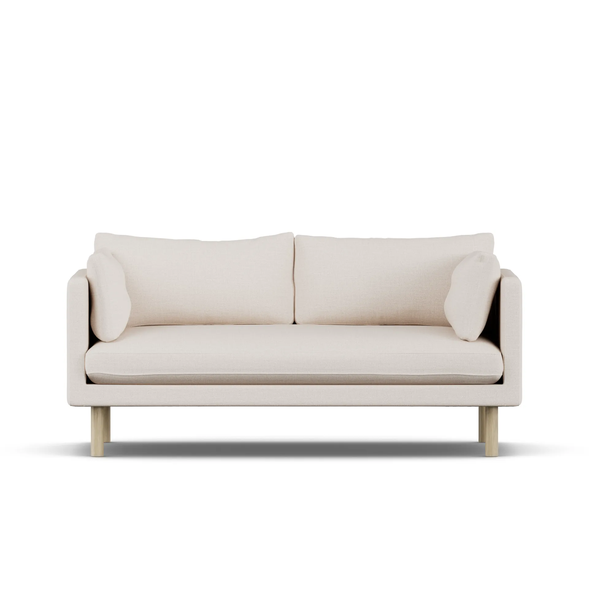 Linnevik sofa, Same Off White 6671-witgeoliede eiken, 2-zits 1898