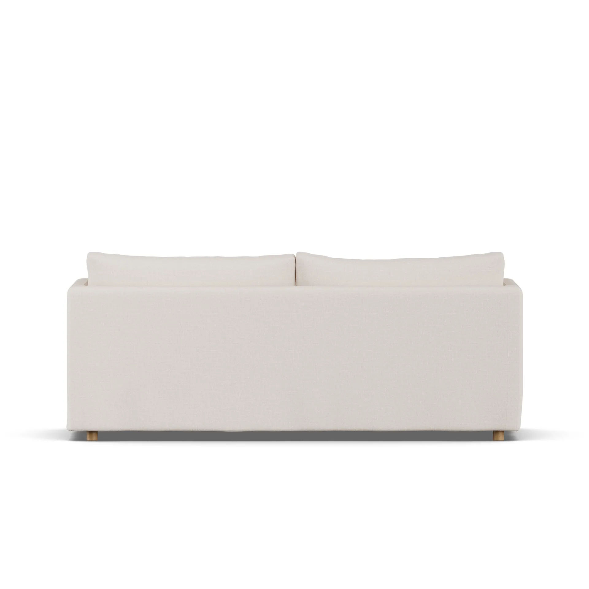 Linnevik sofa, Same Off White 6671-witgeoliede eiken, 3-zits, met rok 1898