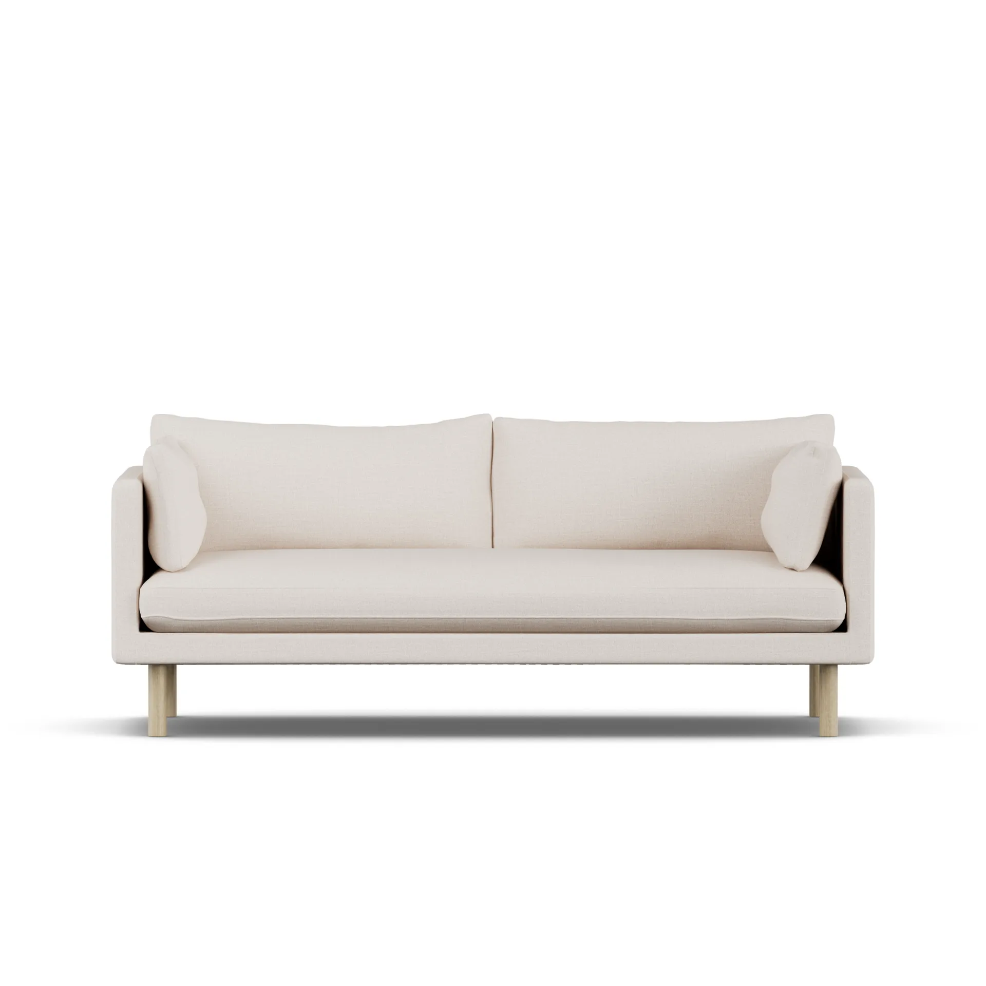 Linnevik sofa, Same Off White 6671-witgeoliede eiken, 3-zits 1898
