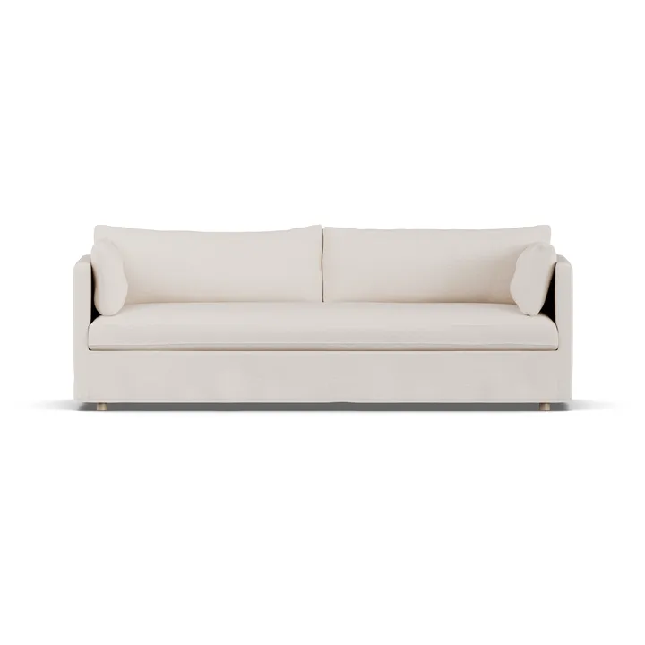 Linnevik sofa - Same Off White 6671-witgeoliede eiken, 4-zits, met rok - 1898