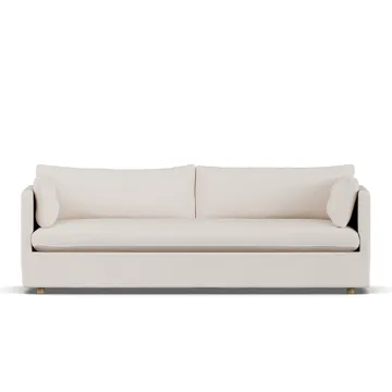 Linnevik sofa - Same Off White 6671-witgeoliede eiken, 4-zits, met rok - 1898