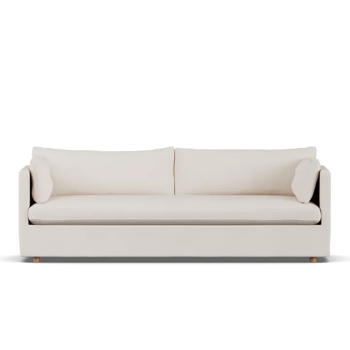 Linnevik sofa - Same Off White 6671-witgeoliede eiken, 4-zits, met rok - 1898