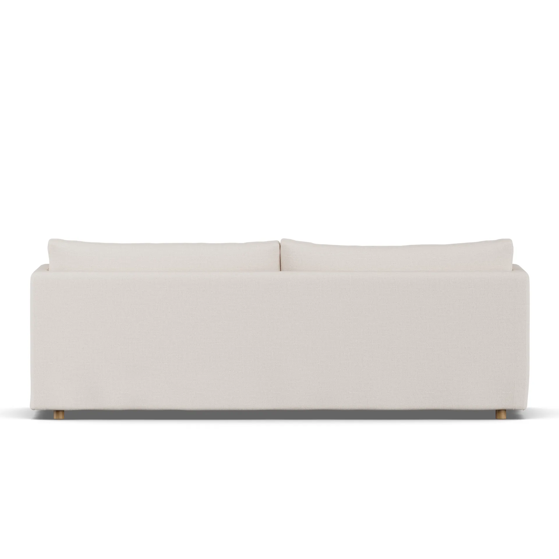 Linnevik sofa, Same Off White 6671-witgeoliede eiken, 4-zits, met rok 1898