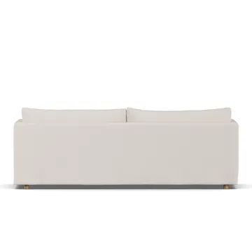 Linnevik sofa - Same Off White 6671-witgeoliede eiken, 4-zits, met rok - 1898