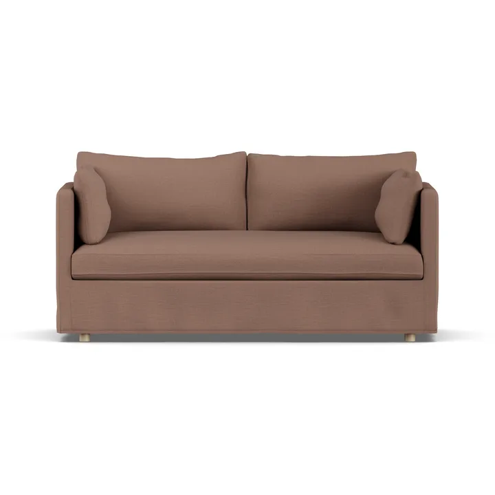 Linnevik sofa - Same Rust 6675-witgeoliede eiken, 2-zits, met rok - 1898