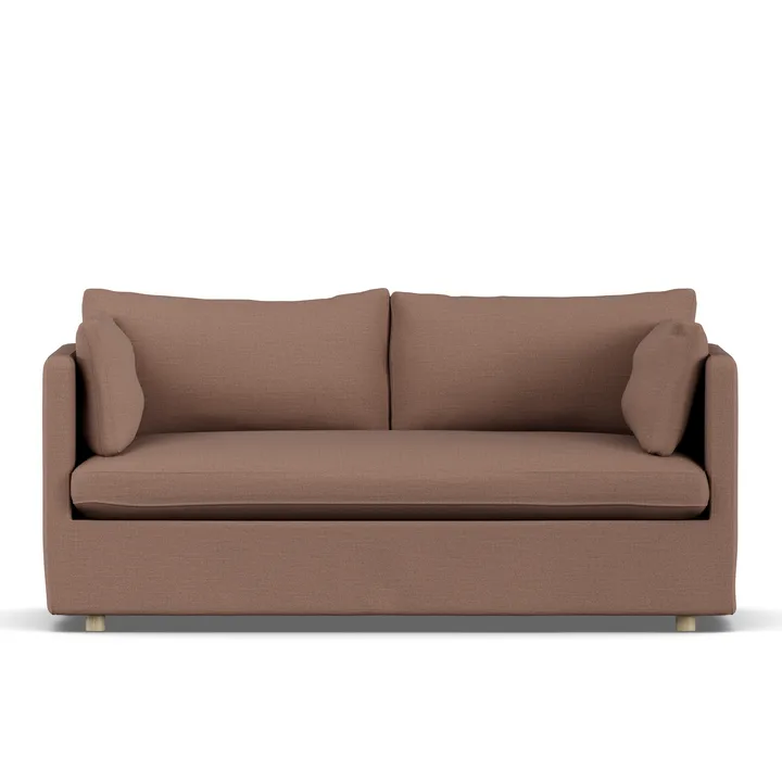 Linnevik sofa - Same Rust 6675-witgeoliede eiken, 2-zits, met rok - 1898