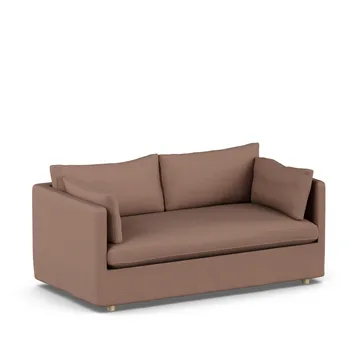 Linnevik sofa - Same Rust 6675-witgeoliede eiken, 2-zits, met rok - 1898