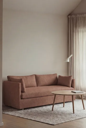 Linnevik sofa - Same Rust 6675-witgeoliede eiken, 2-zits, met rok - 1898