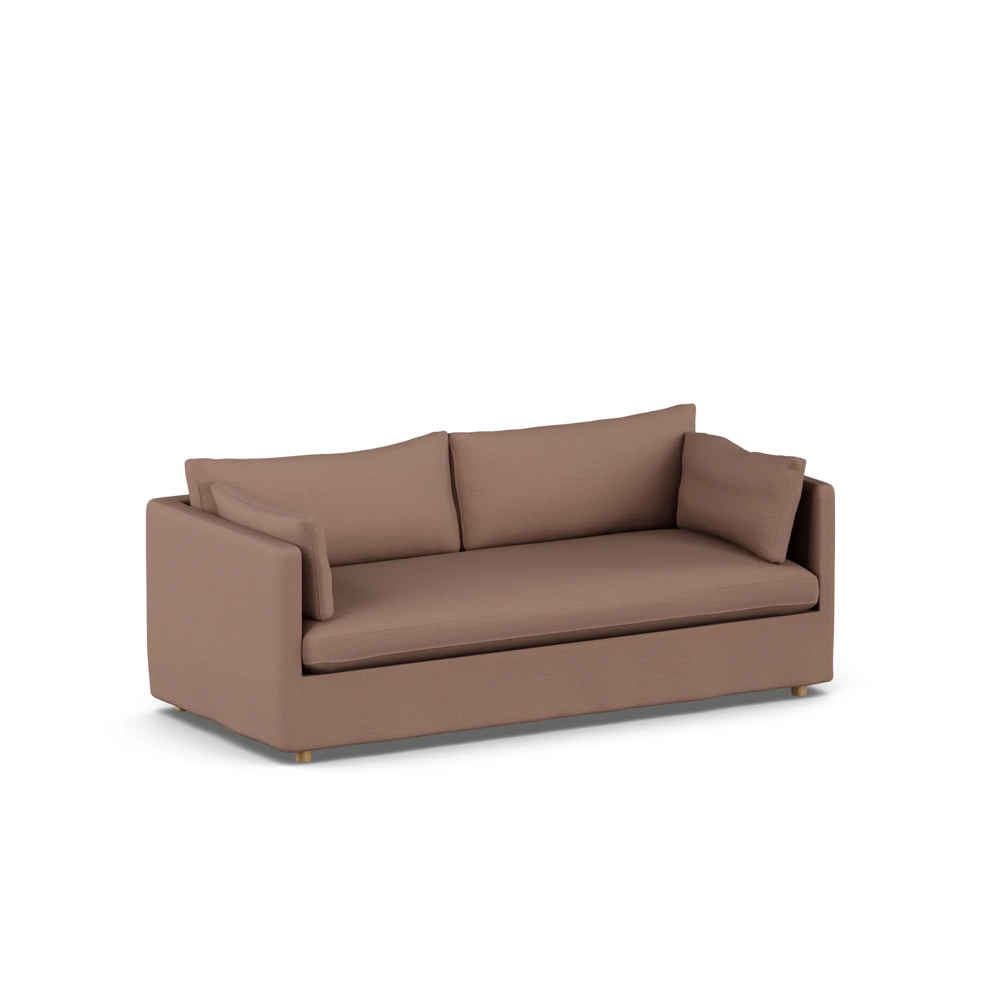 Linnevik sofa, Same Rust 6675-witgeoliede eiken, 3-zits, met rok 1898