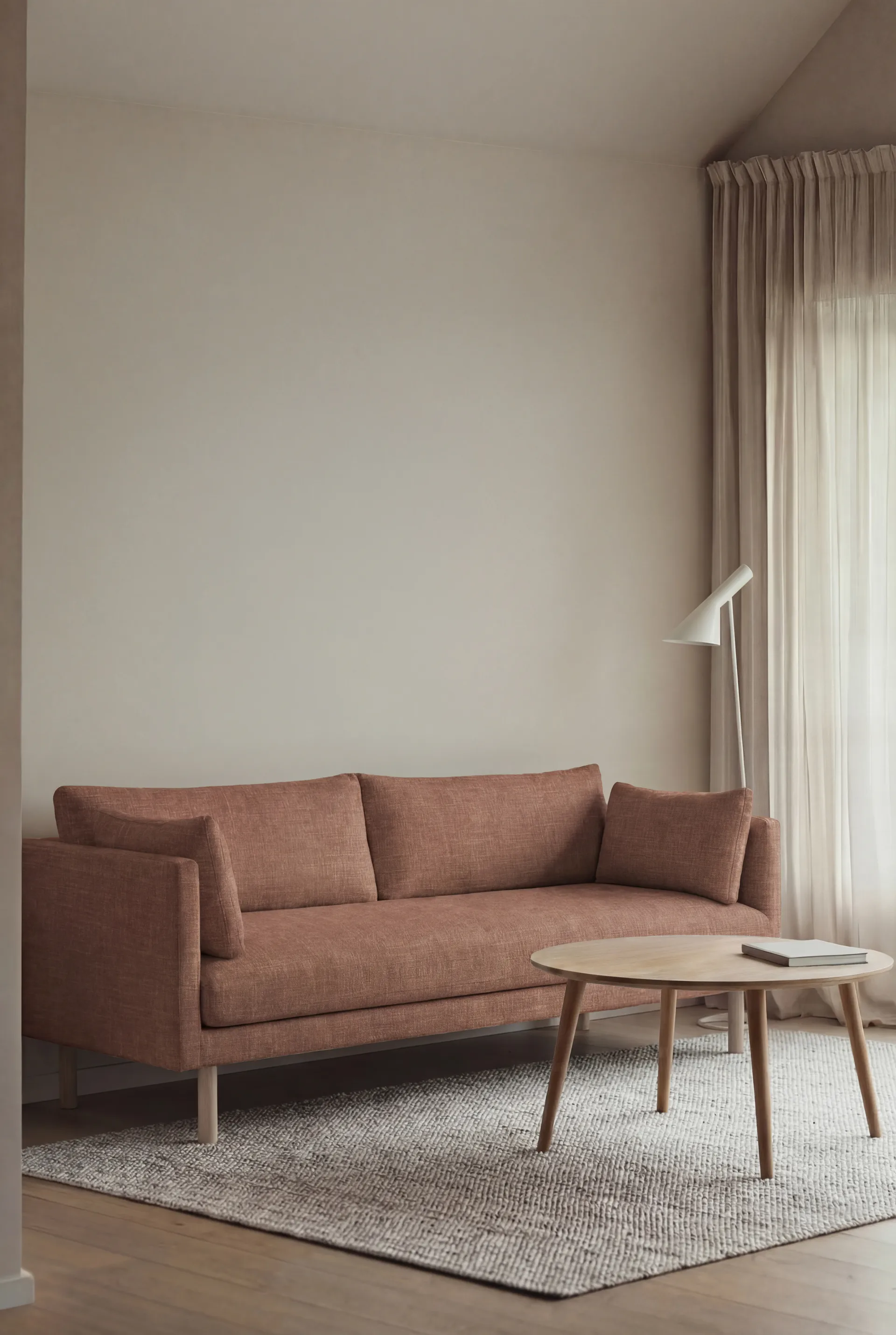 Linnevik sofa, Same Rust 6675-witgeoliede eiken, 3-zits 1898