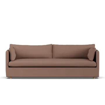 Linnevik sofa - Same Rust 6675-witgeoliede eiken, 4-zits, met rok - 1898
