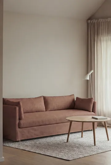 Linnevik sofa - Same Rust 6675-witgeoliede eiken, 4-zits, met rok - 1898