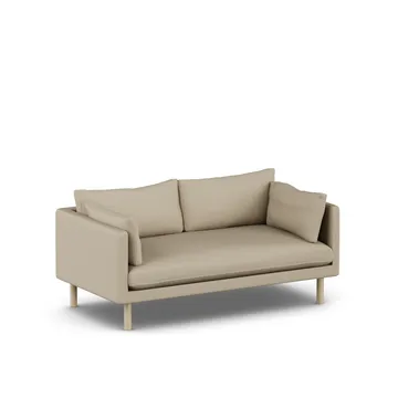 Linnevik sofa - Same Sand 6672-witgeoliede eiken, 2-zits - 1898