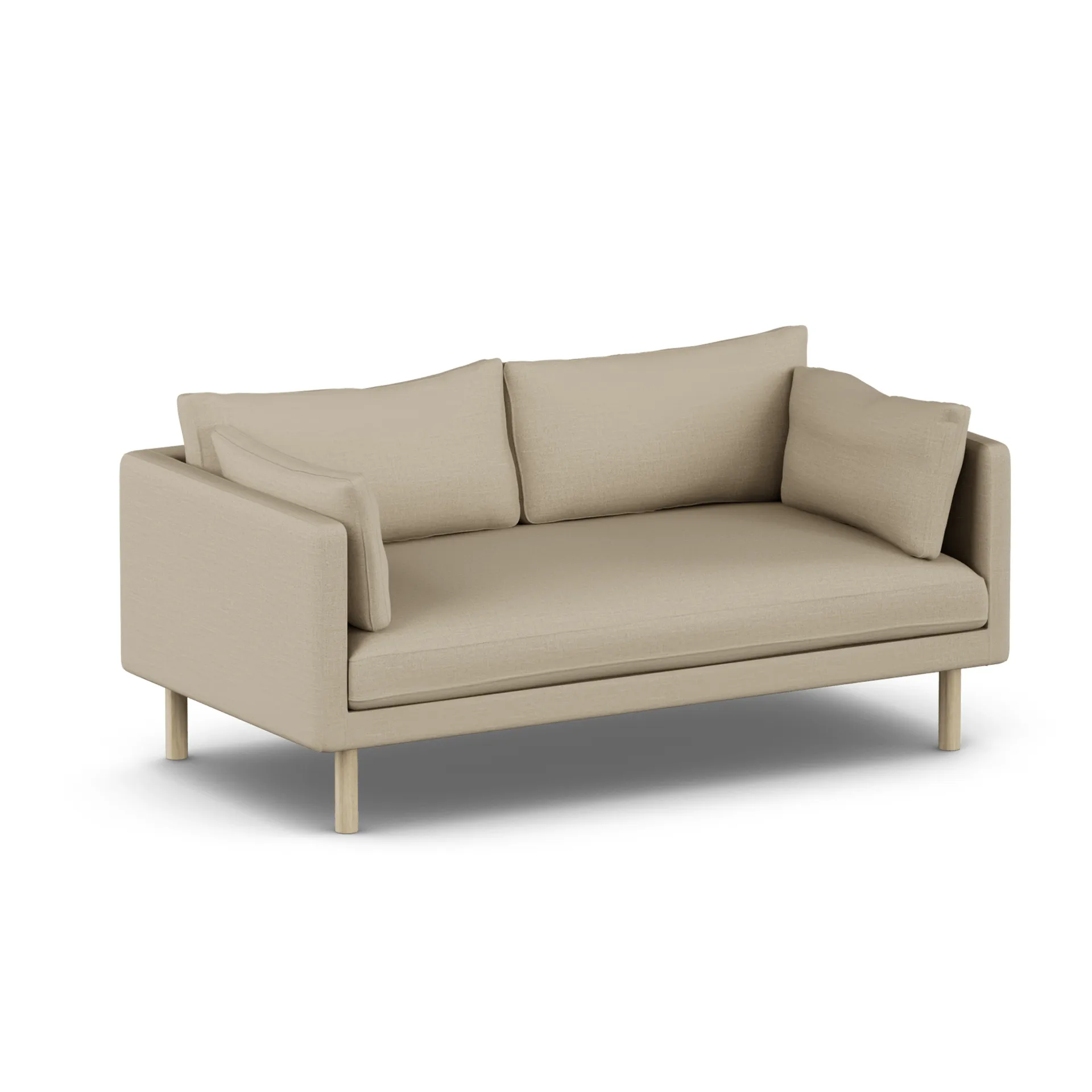 Linnevik sofa, Same Sand 6672-witgeoliede eiken, 2-zits 1898