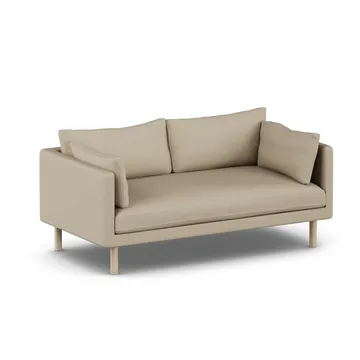 Linnevik sofa - Same Sand 6672-witgeoliede eiken, 2-zits - 1898