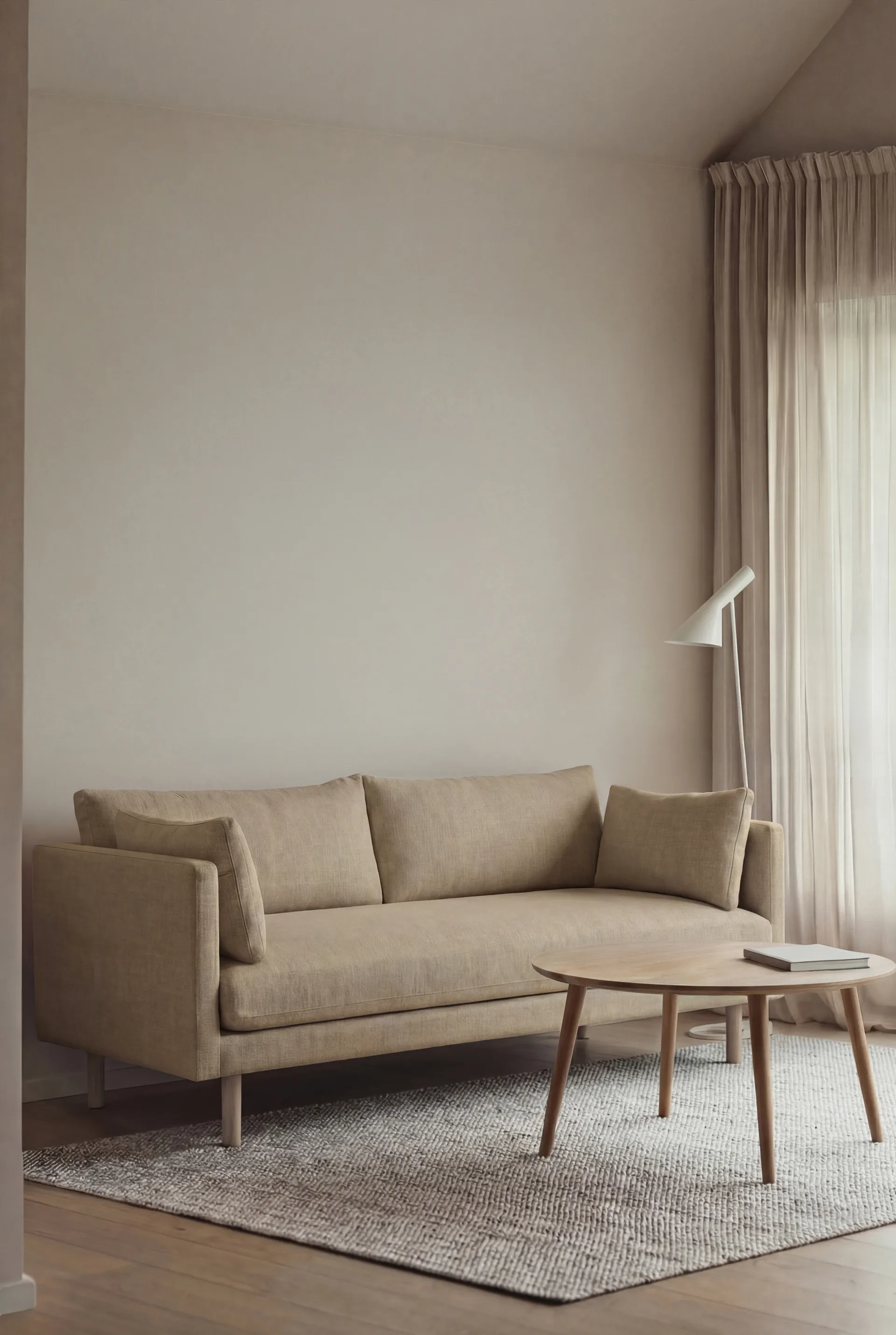 Linnevik sofa, Same Sand 6672-witgeoliede eiken, 2-zits 1898