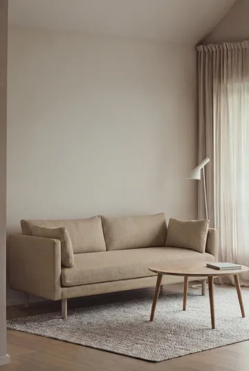 Linnevik sofa - Same Sand 6672-witgeoliede eiken, 2-zits - 1898