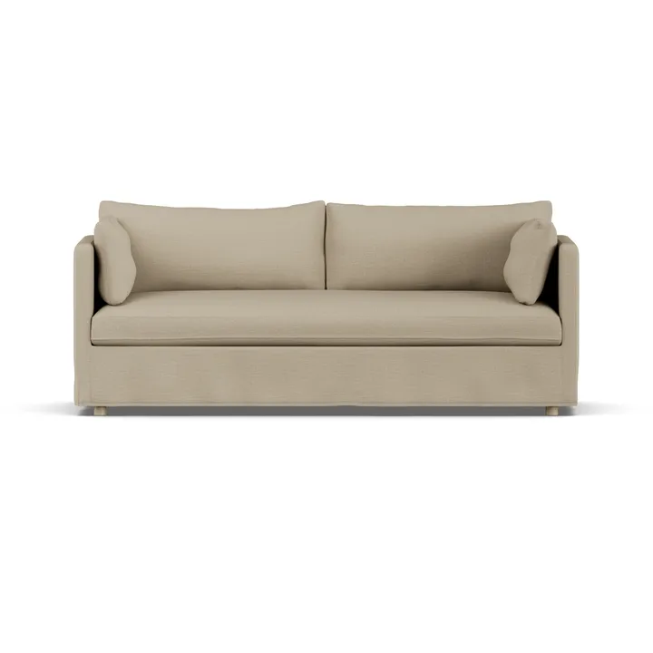 Linnevik sofa - Same Sand 6672-witgeoliede eiken, 3-zits, met rok - 1898