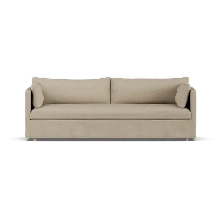 Linnevik sofa - Same Sand 6672-witgeoliede eiken, 4-zits, met rok - 1898