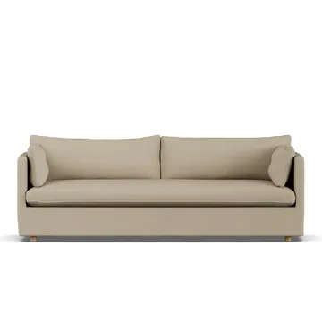 Linnevik sofa - Same Sand 6672-witgeoliede eiken, 4-zits, met rok - 1898