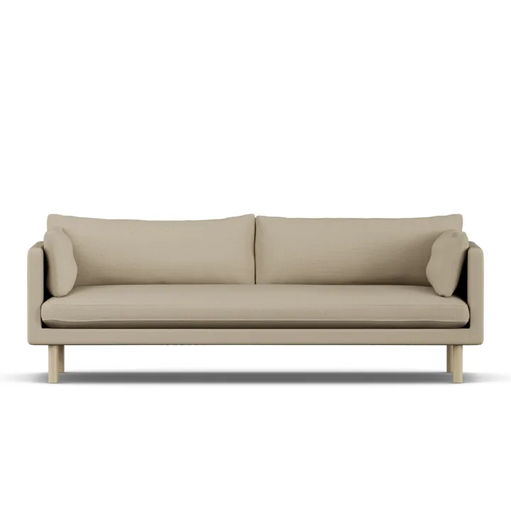 Linnevik sofa - Same Sand 6672-witgeoliede eiken, 4-zits - 1898