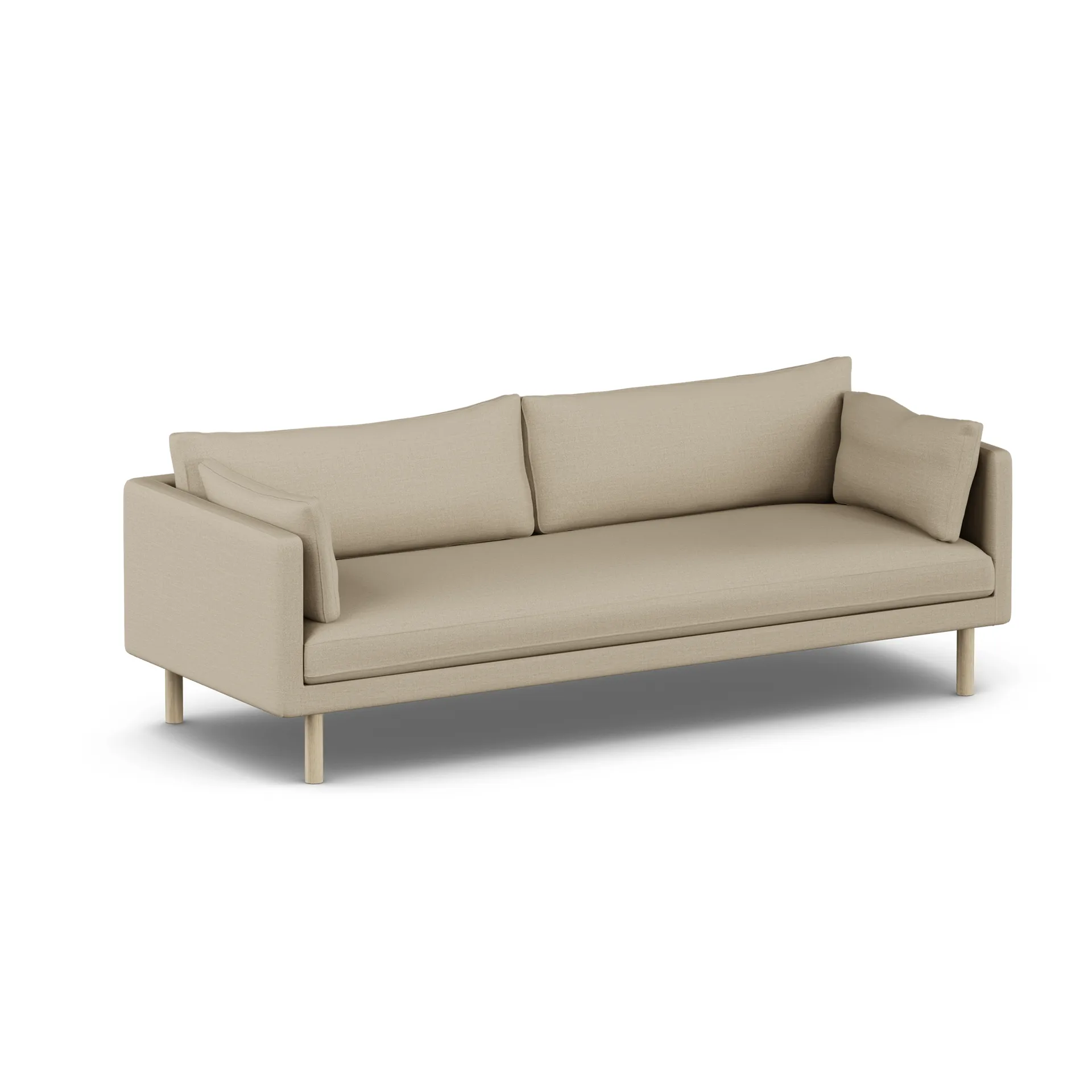 Linnevik sofa, Same Sand 6672-witgeoliede eiken, 4-zits 1898