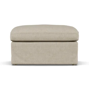 Linnevik voetenbank - Bern Beige 0341-witgeoliede eiken, met rok - 1898